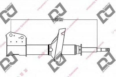 DJ PARTS ds1409gs -  Амортизатор